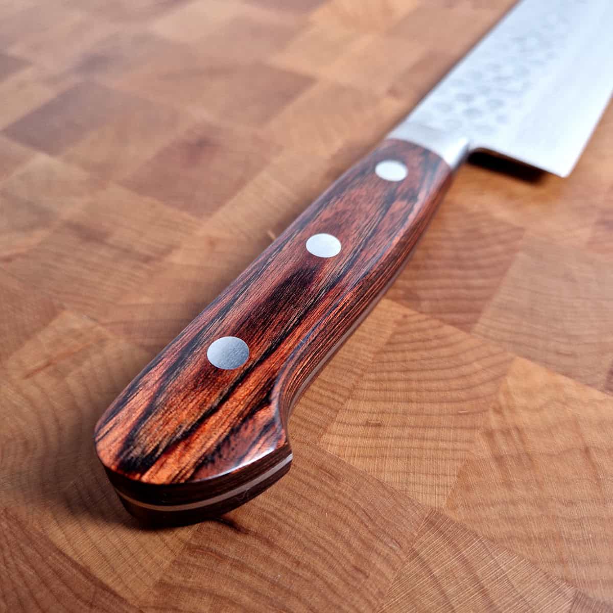 16,5cm Grønnsakskniv (Nakiri)  VG10, Hamret/Damask - HARUYUKI bilde 3
