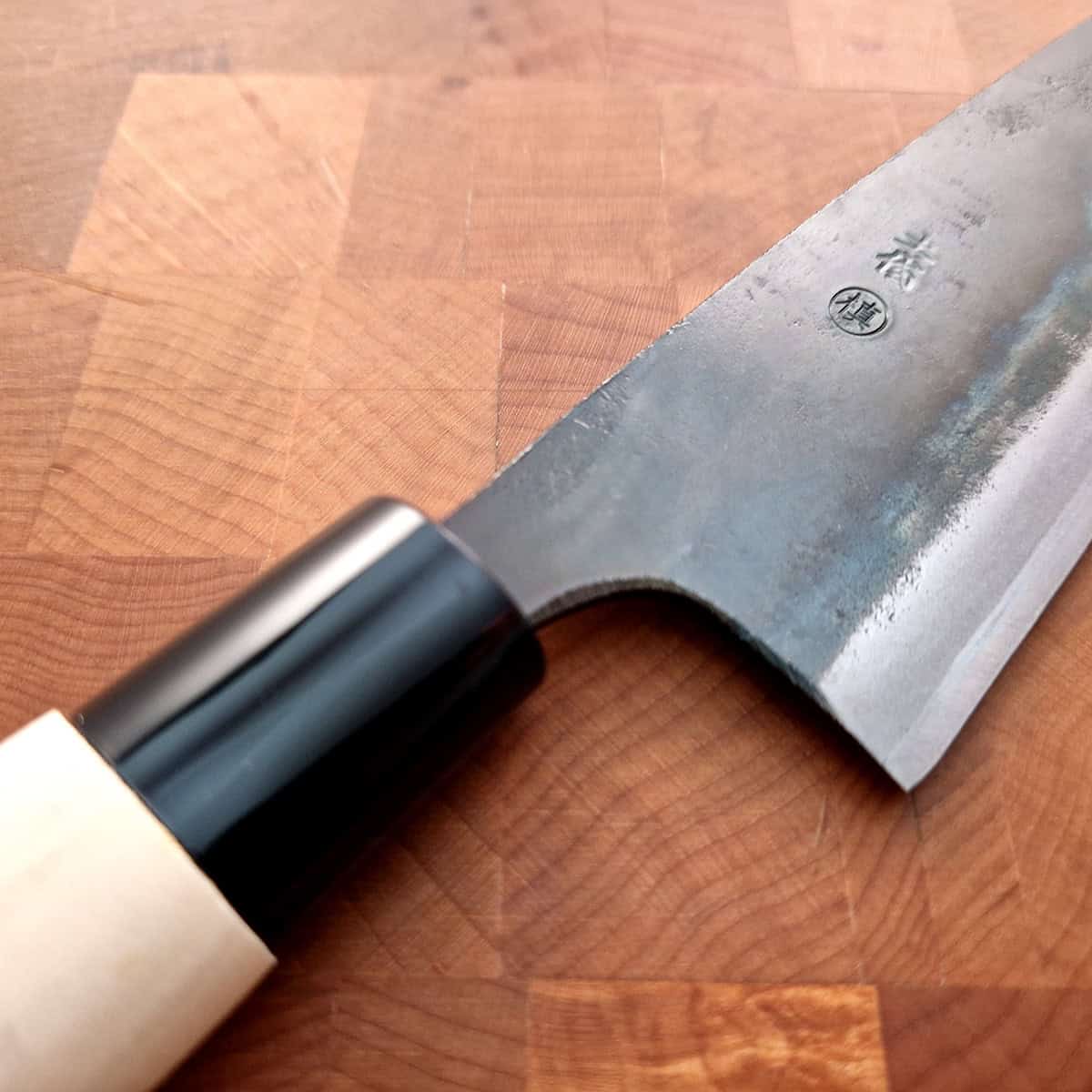 16,5cm Grønnsakskniv (Santoku) Shirogami - No Factory bilde 2