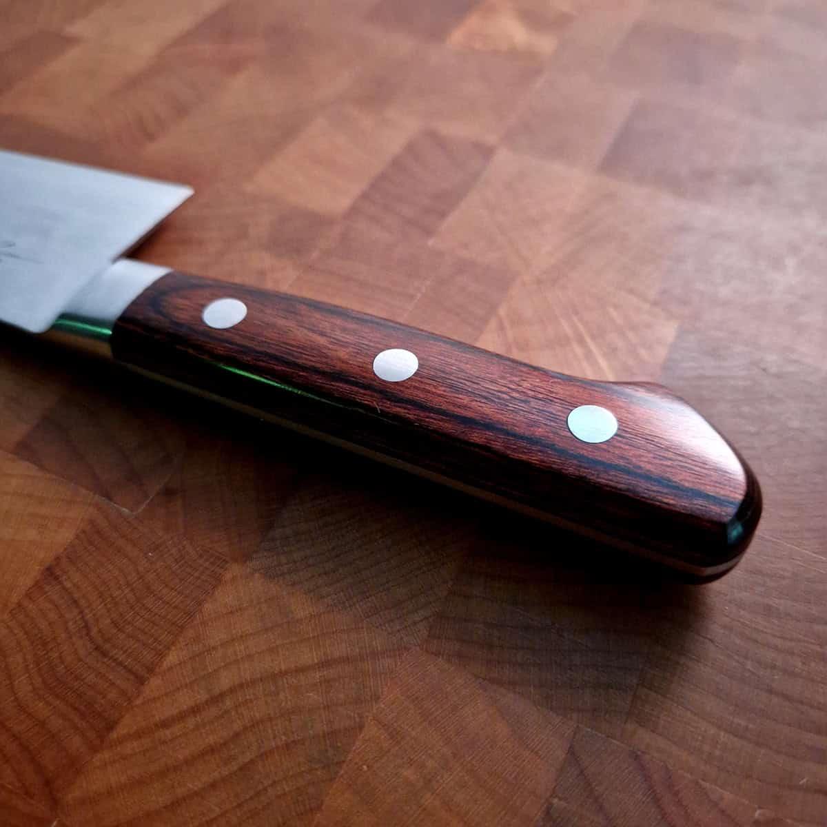 16,5cm Grønnsakskniv (Santoku) Damask - Miki Hamono bilde 4