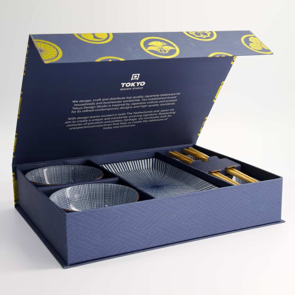 "Sendan Tokusa" sushisett 6 deler i gaveeske – Tokyo design studio bilde 6