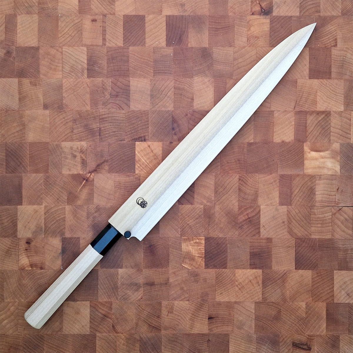 30cm Yanagiba, Shirogami II, inkl Saya - SAKAI KIKUMORI bilde 4