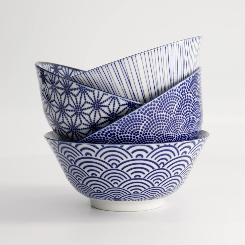 Nippon Blue Tayo Skåler (4 stk.) - Tokyo design studio bilde 3