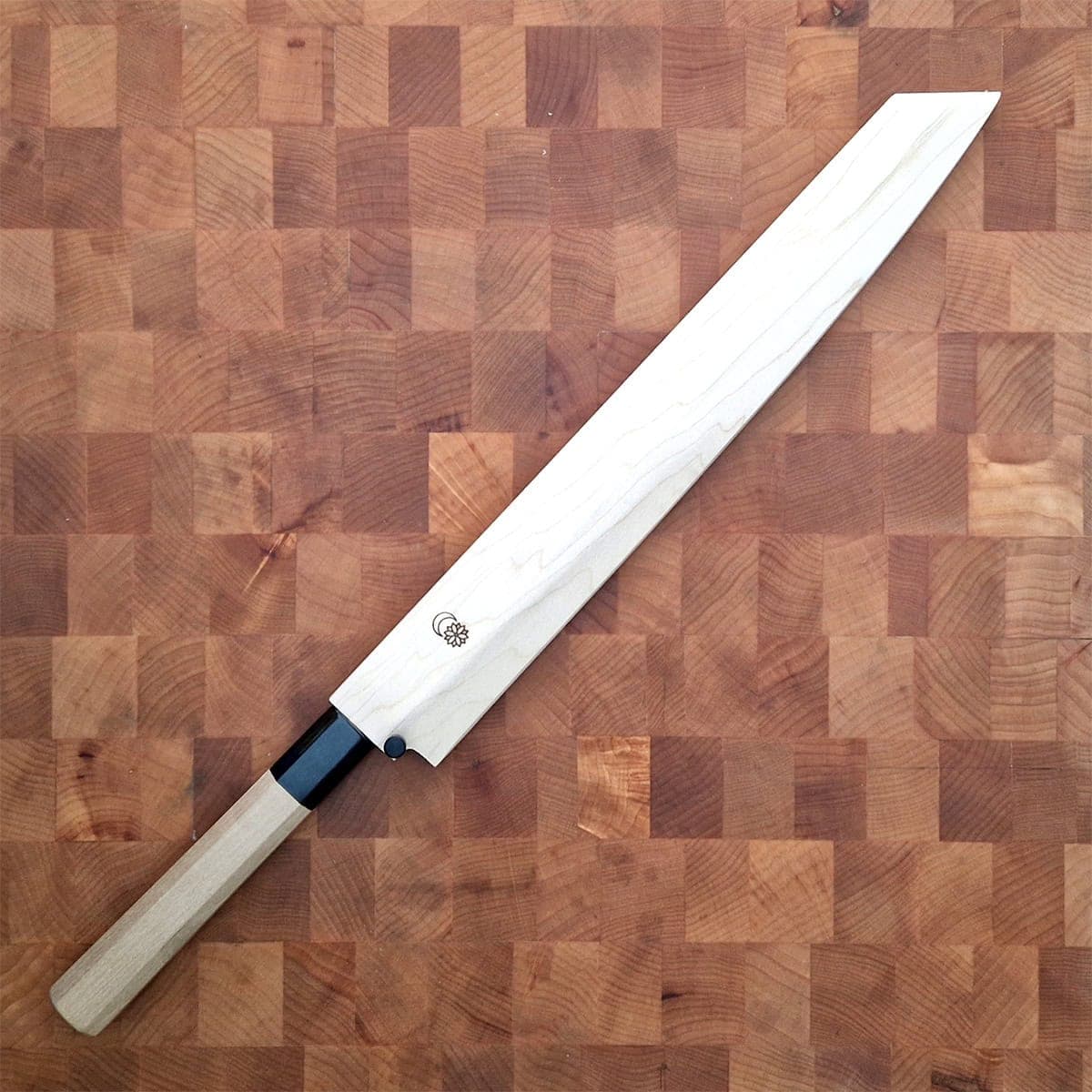 30cm Kiritsuke Yanagiba, Shirogami II, inkl Saya - SAKAI KIKUMORI bilde 4