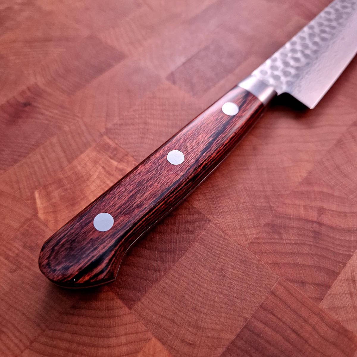 13.5cm Universalkniv VG10, Hamret/Damask - HARUYUKI bilde 4