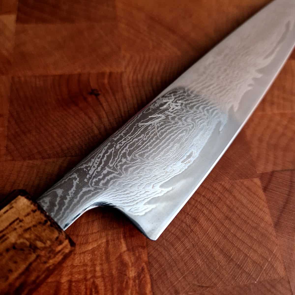24cm Sujihiki / Trancheringskniv AUS10 NAMI - HARUYUKI bilde 5