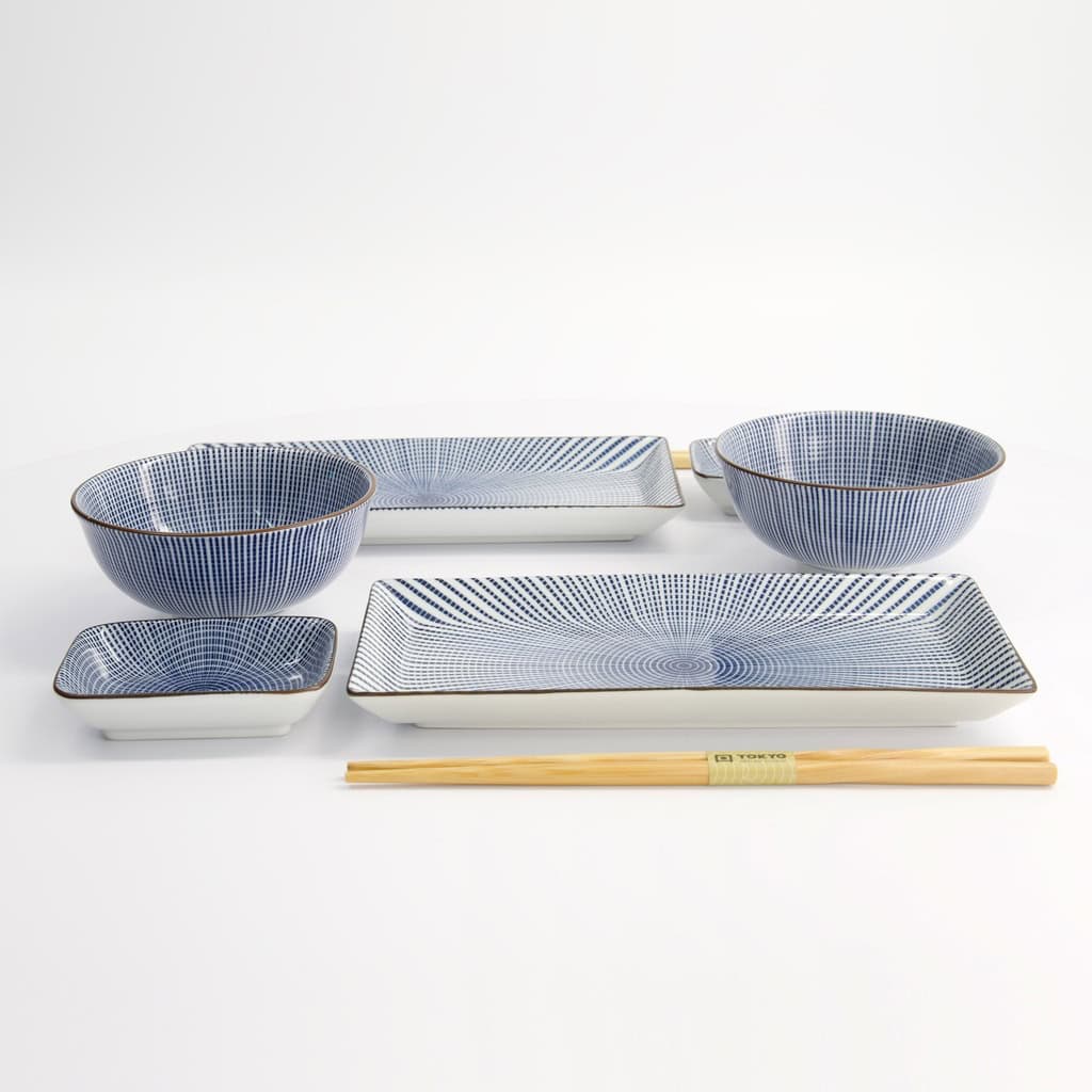 "Sendan Tokusa" sushisett 6 deler i gaveeske – Tokyo design studio bilde 5