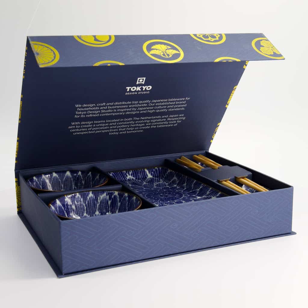 "Ohuke Dahlia" sushisett 8 deler i gaveeske – Tokyo design studio bilde 2