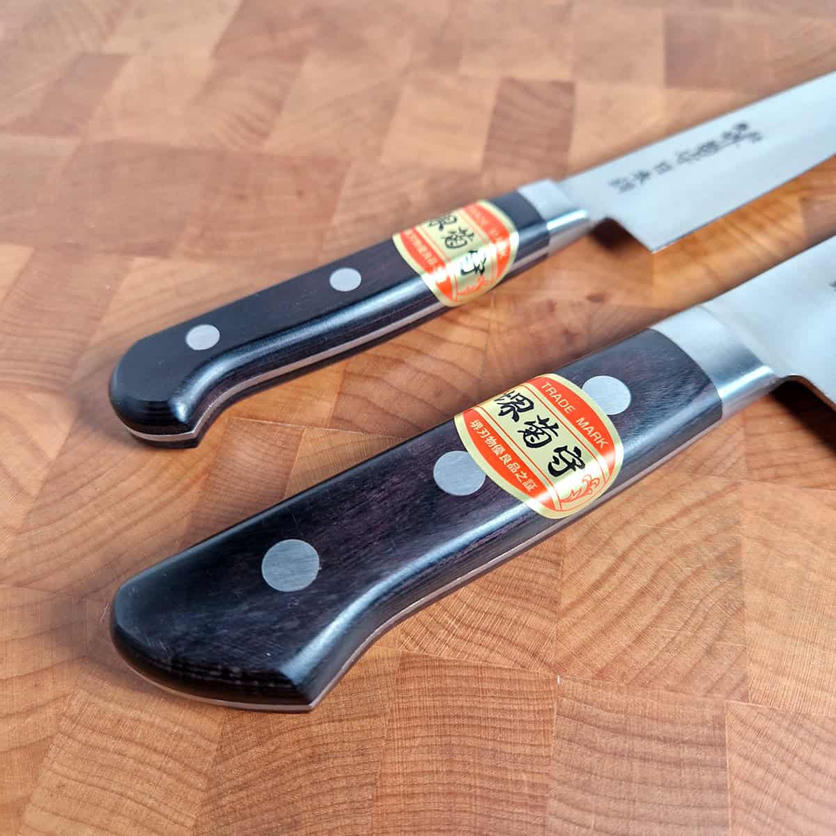 Knivsett 16,5cm Santoku og 12 cm Universalkniv Nihonko, SK4 - SAKAI KIKUMORI bilde 5