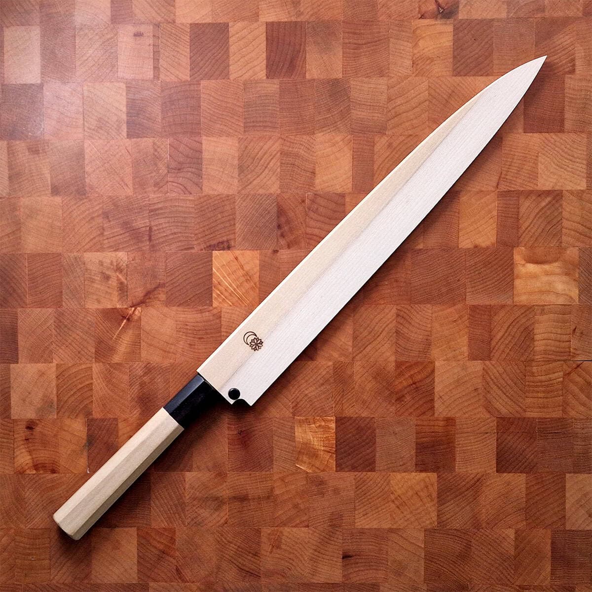 27cm Yanagiba, Shirogami II, inkl Saya - SAKAI KIKUMORI bilde 5