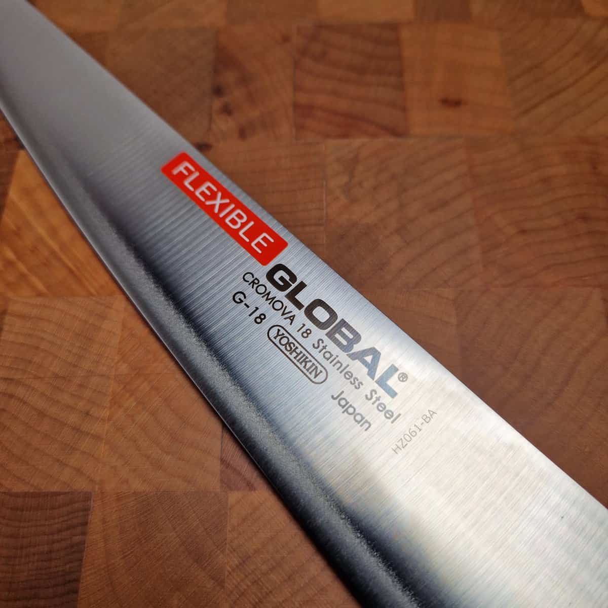 24cm Fileteringskniv, Bred, Fleksible - GLOBAL bilde 2