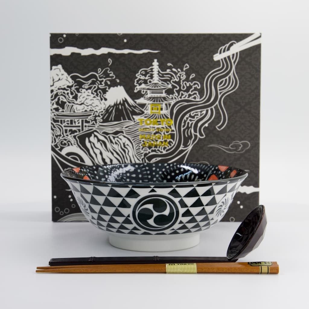 Ramen Skål "Akusa" i gaveseske, 3 deler - Tokyo design studio bilde 2