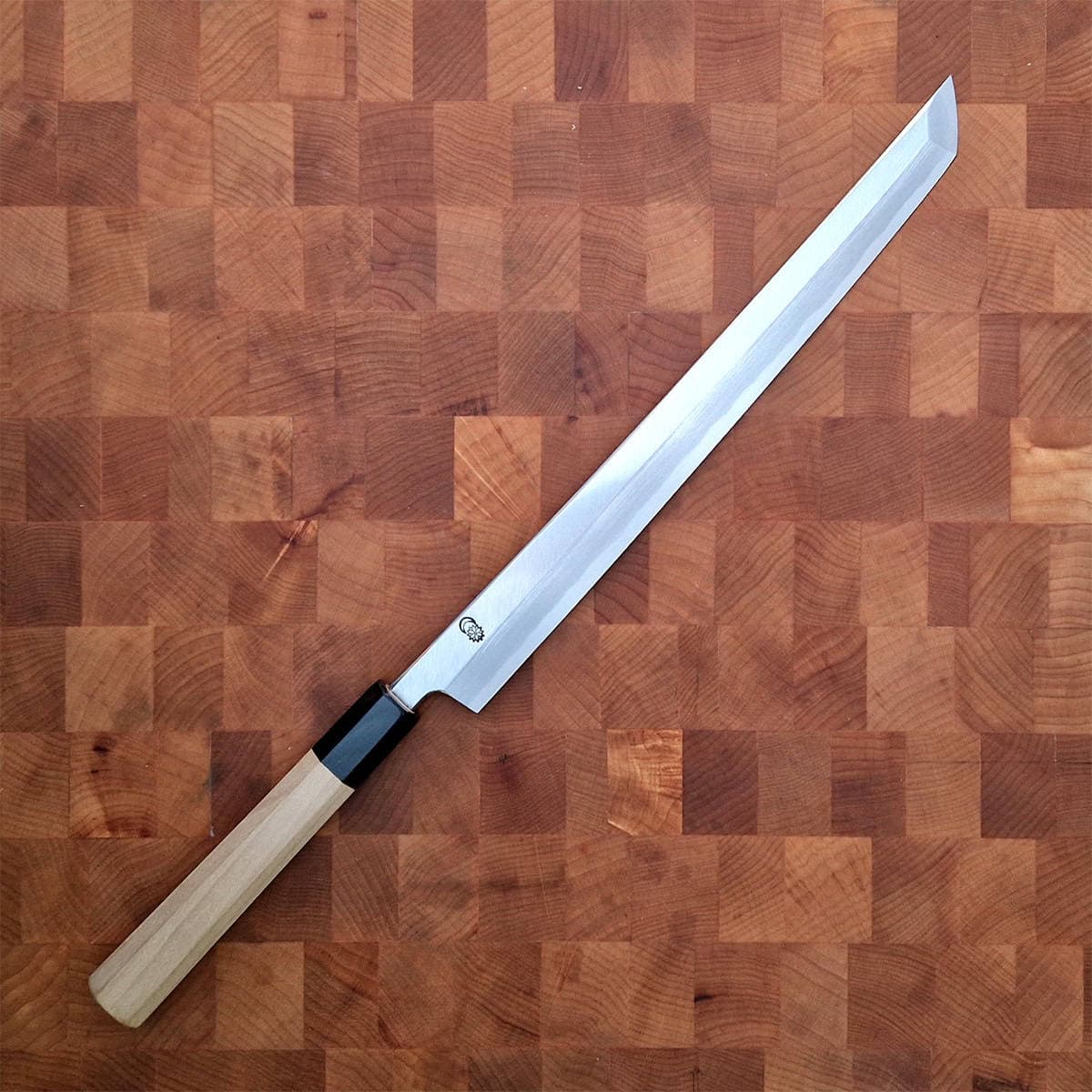 30cm Sakimaru Takohiki, Shirogami II, inkl Saya - SAKAI KIKUMORI bilde 4