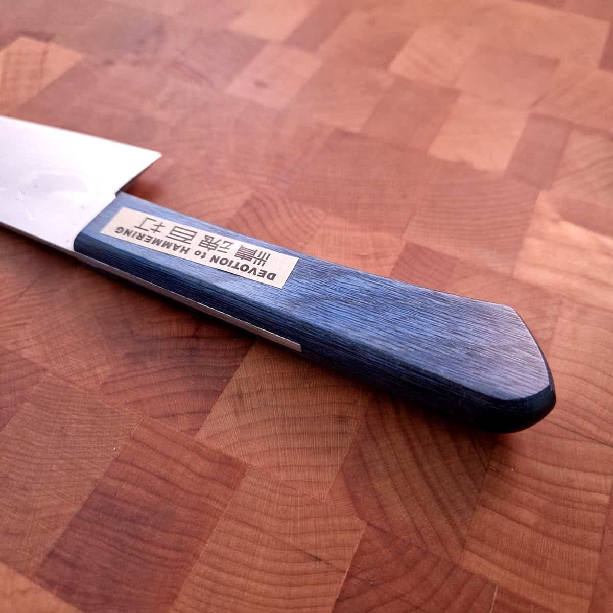 14,5cm Mini Santoku, Blå Damask VG10 - TANAKA bilde 3