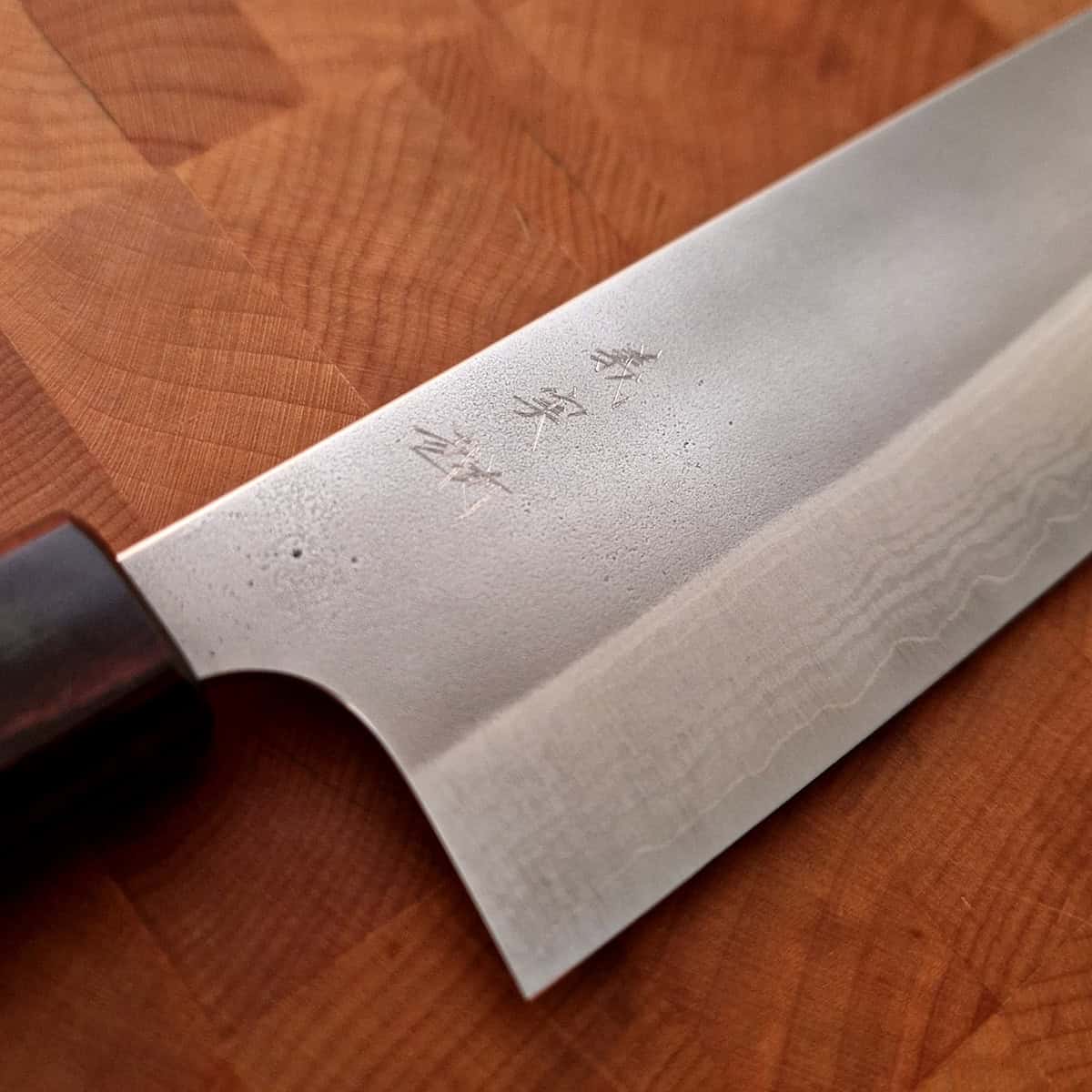 16,5cm Grønnsakskniv (Nakiri) Nashiji Suminigashi, VG10 - YOSHIMI KATO bilde 4