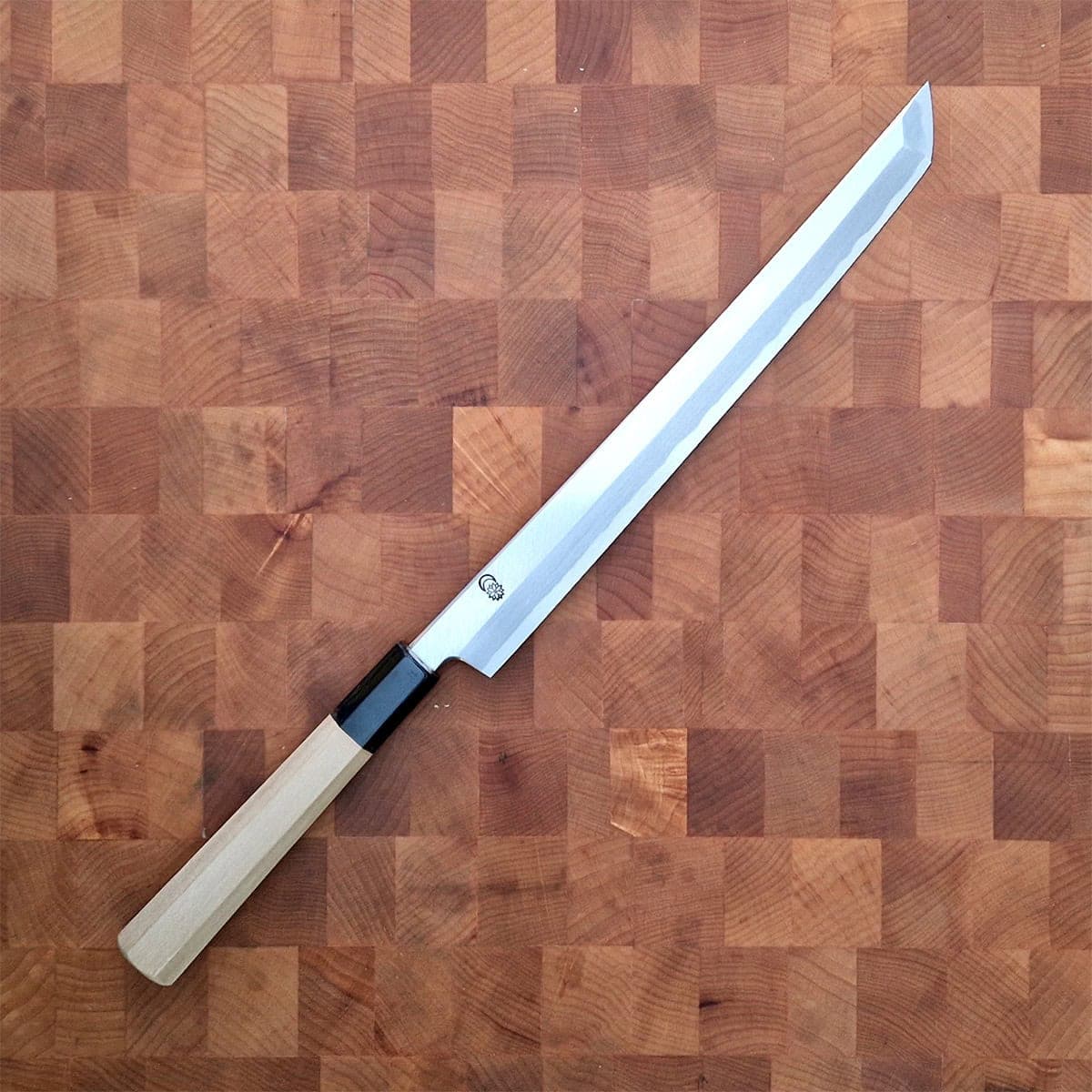 27cm Sekimaru Takohiki, Shirogami II, inkl Saya - SAKAI KIKUMORI bilde 3