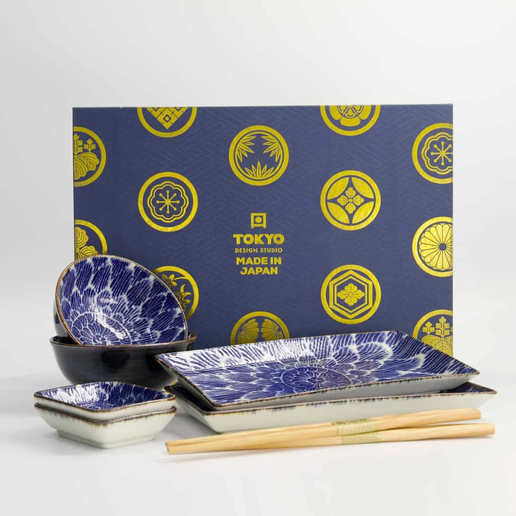 "Ohuke Dahlia" sushisett 8 deler i gaveeske – Tokyo design studio bilde 4