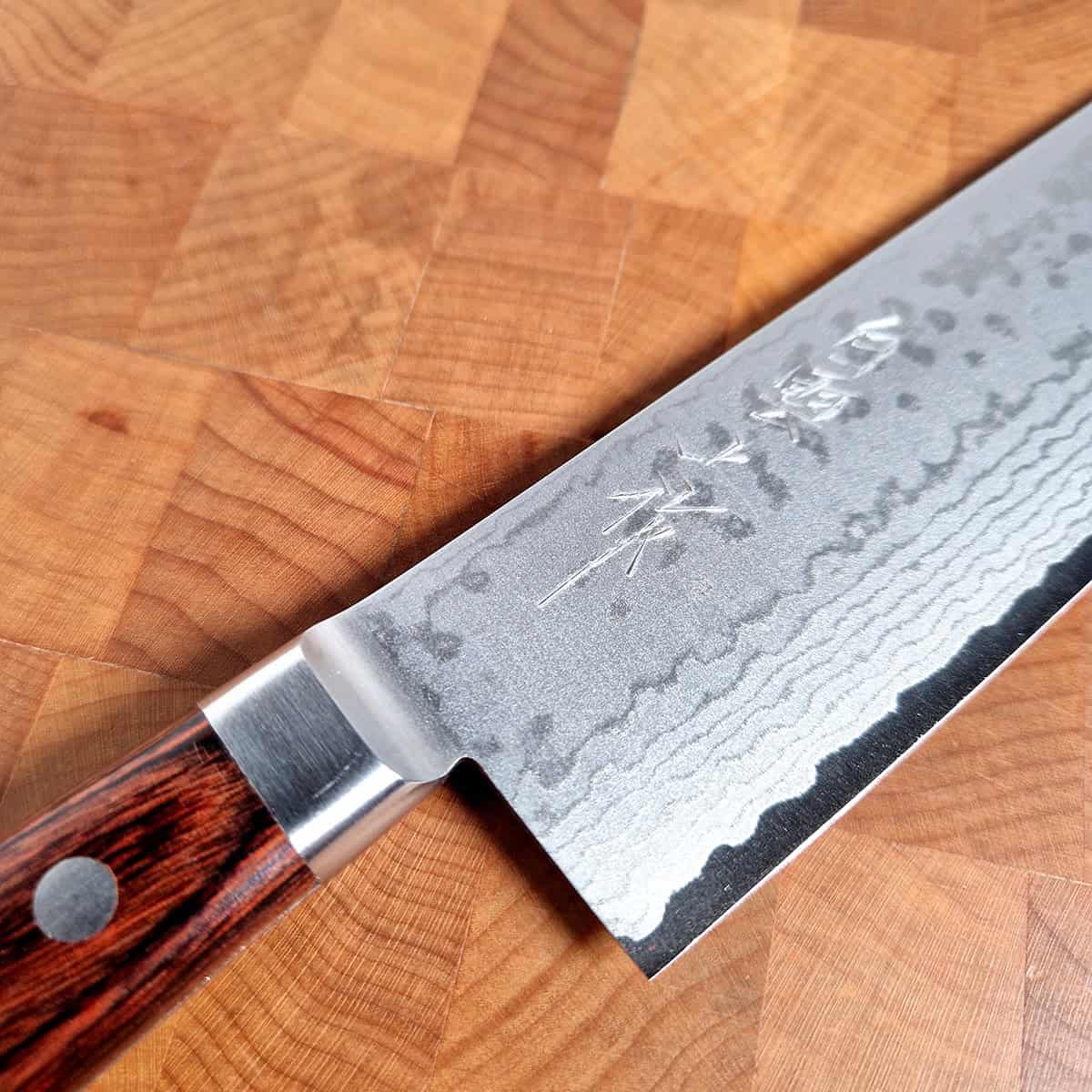16,5cm Grønnsakskniv (Nakiri) Damask - Miki Hamono bilde 2