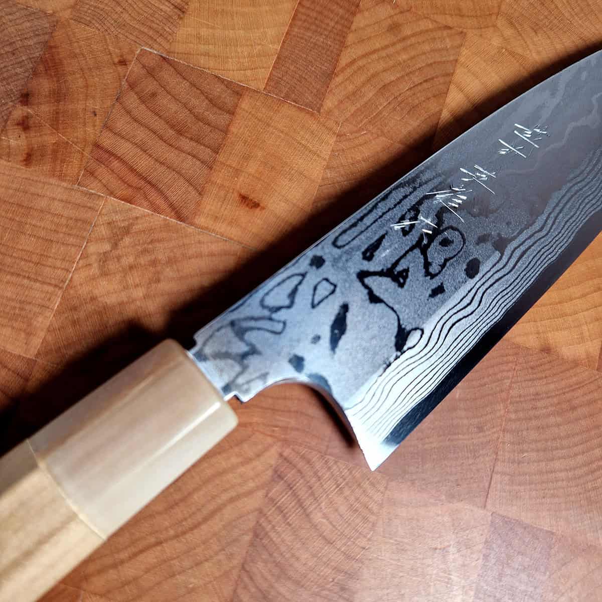 16,5cm Funiyaki m/damask Shiroami - TANAKA bilde 3