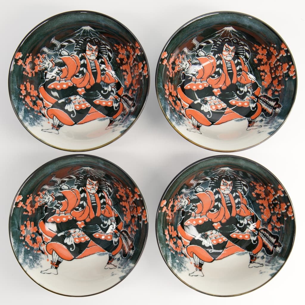 Tayo Skåler "Samurai Kabuki" (4 stk.) - Tokyo design studio bilde 3