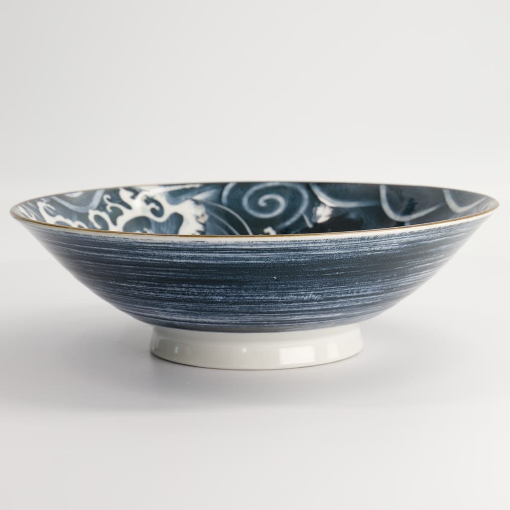 Japonism Carp Skål "Black Menbachi Bowl" - Tokyo design studio bilde 2