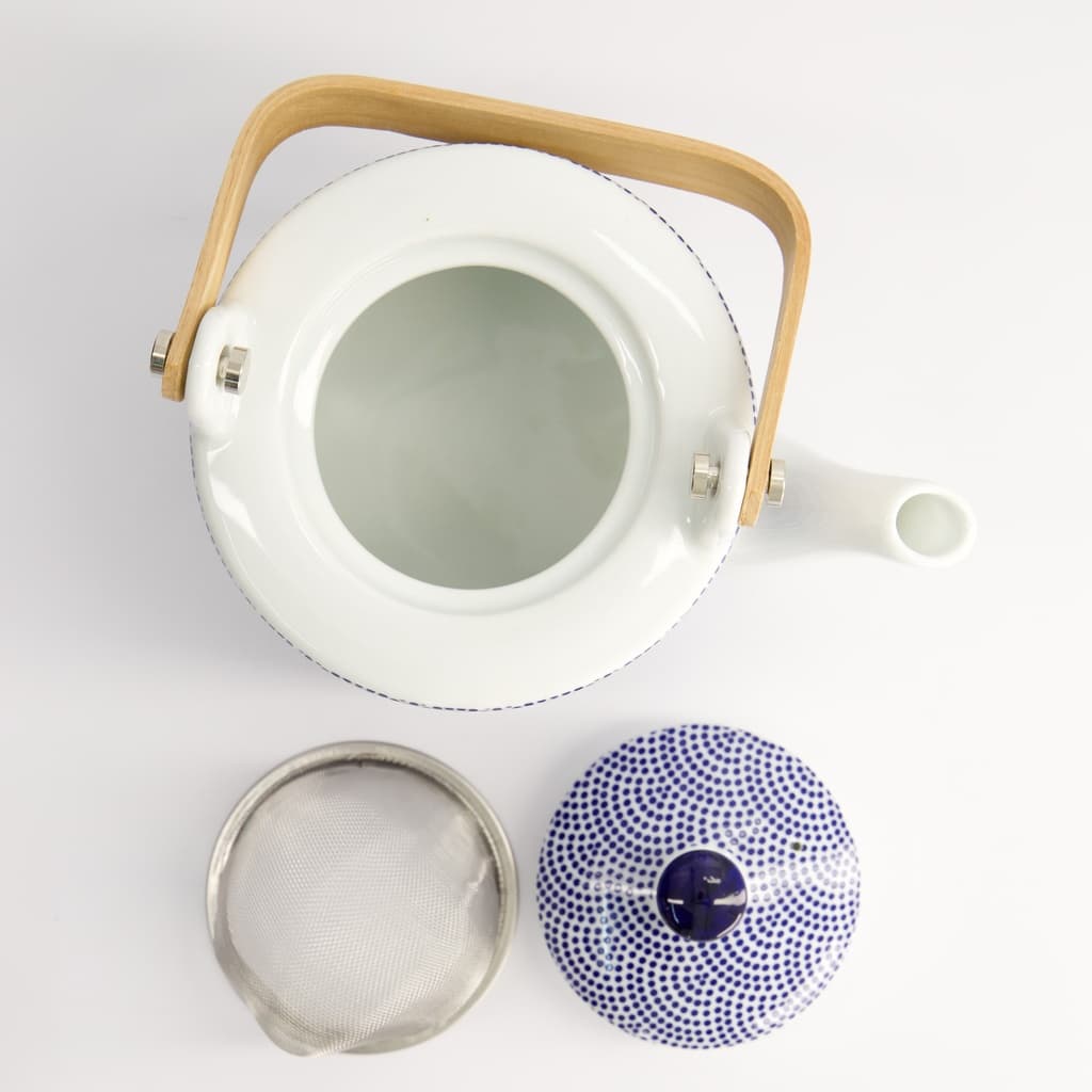 Nippon Blue Te sett i gaveeske, tekanne og 4 tekopper - Tokyo design studio bilde 5