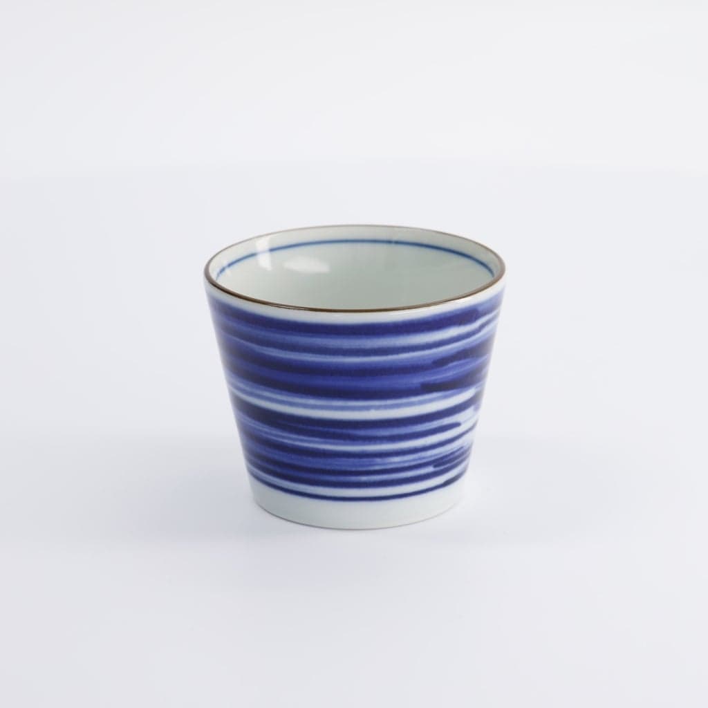 Tekopp, 180ml, Blå og Hvit "Japan Gosu" - Tokyo design studio