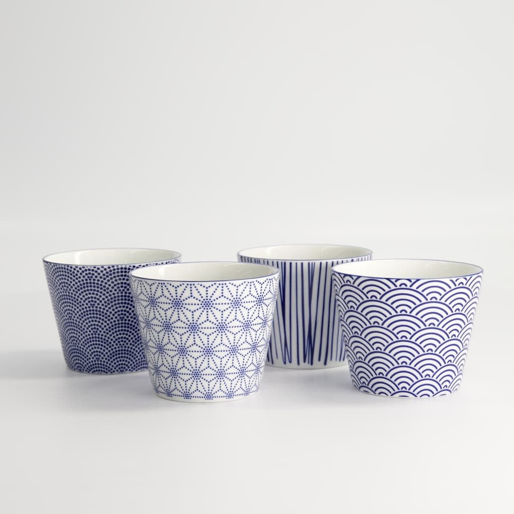 Nippon Blue Tekopper (4 stk.) i gaveeske - Tokyo design studio bilde 5
