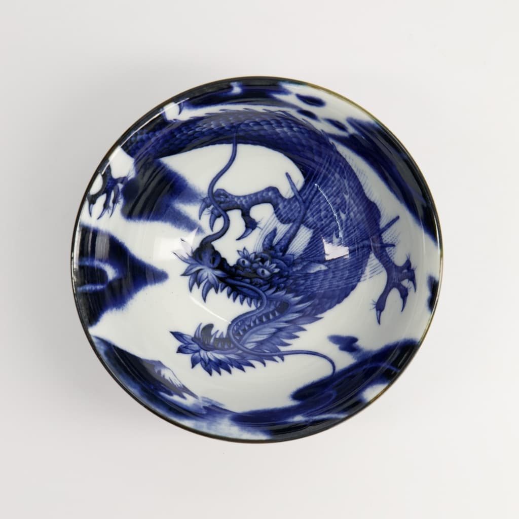 Japonism Dragon Skål "Blue Tayo Bowl" - Tokyo design studio bilde 4