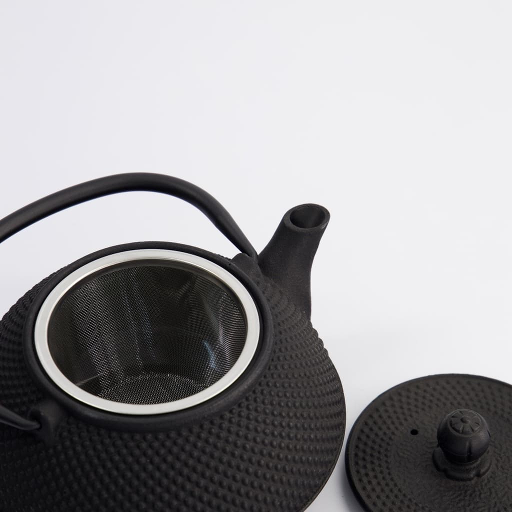 Tekanne 800ml, Støpejern 17.5 x 15 x 10cm, Sort - Tokyo design studio bilde 4