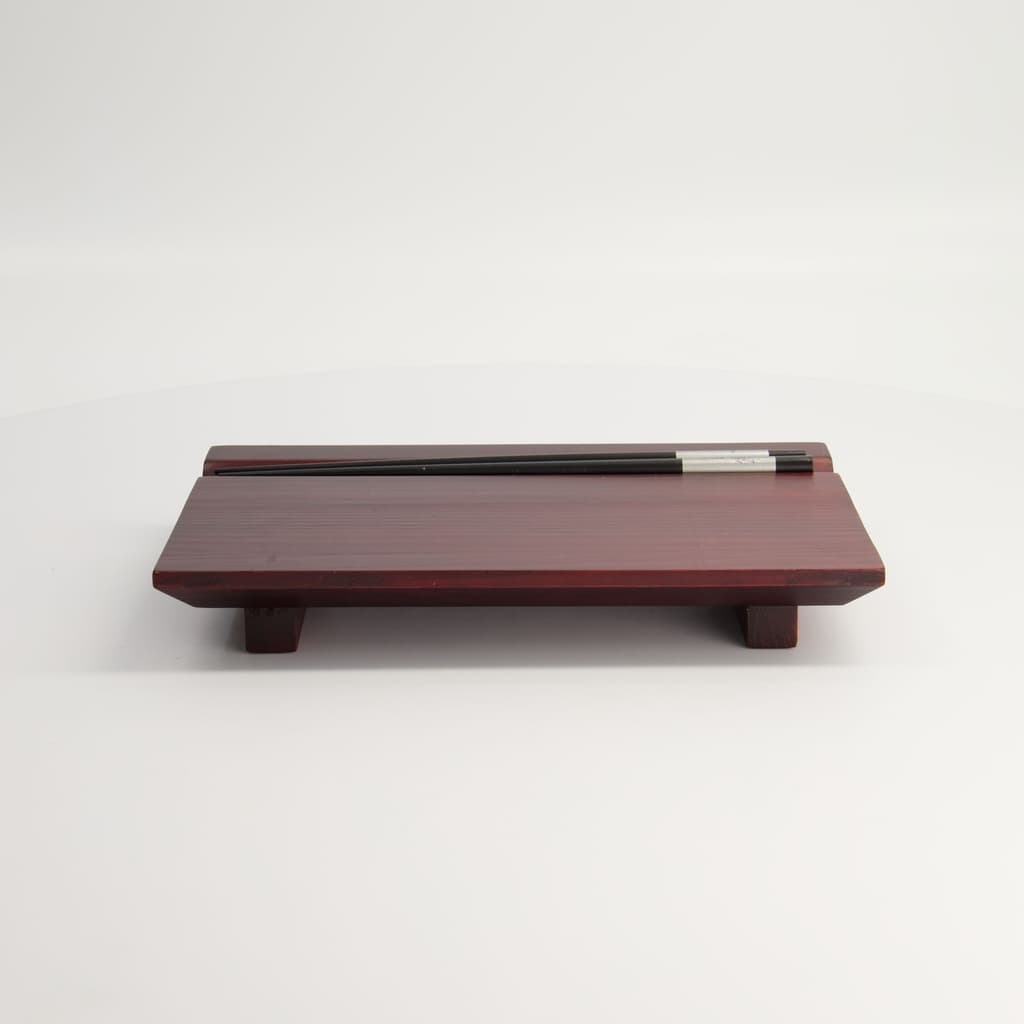 Sushi servingsfat med 1. sett spisepinne 24x18x3cm - Tokyo design studio bilde 3