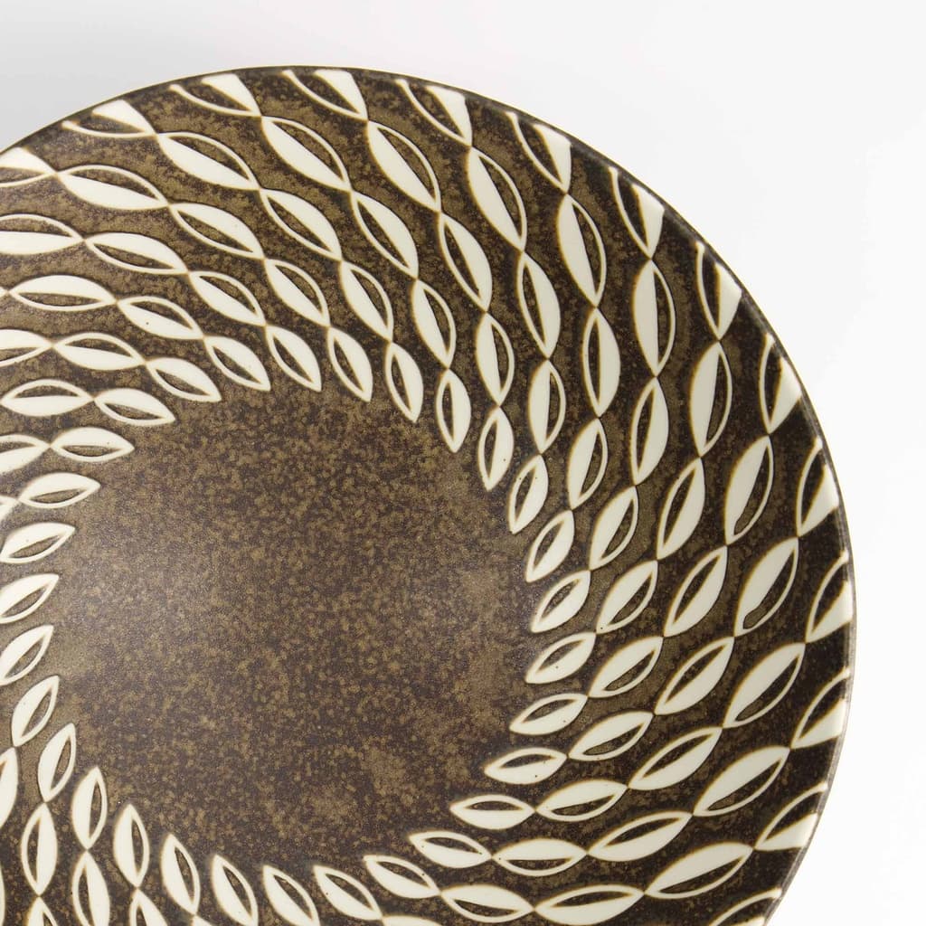 Mønstret Ramen Skål "Matte Leaf" - Tokyo design studio bilde 3