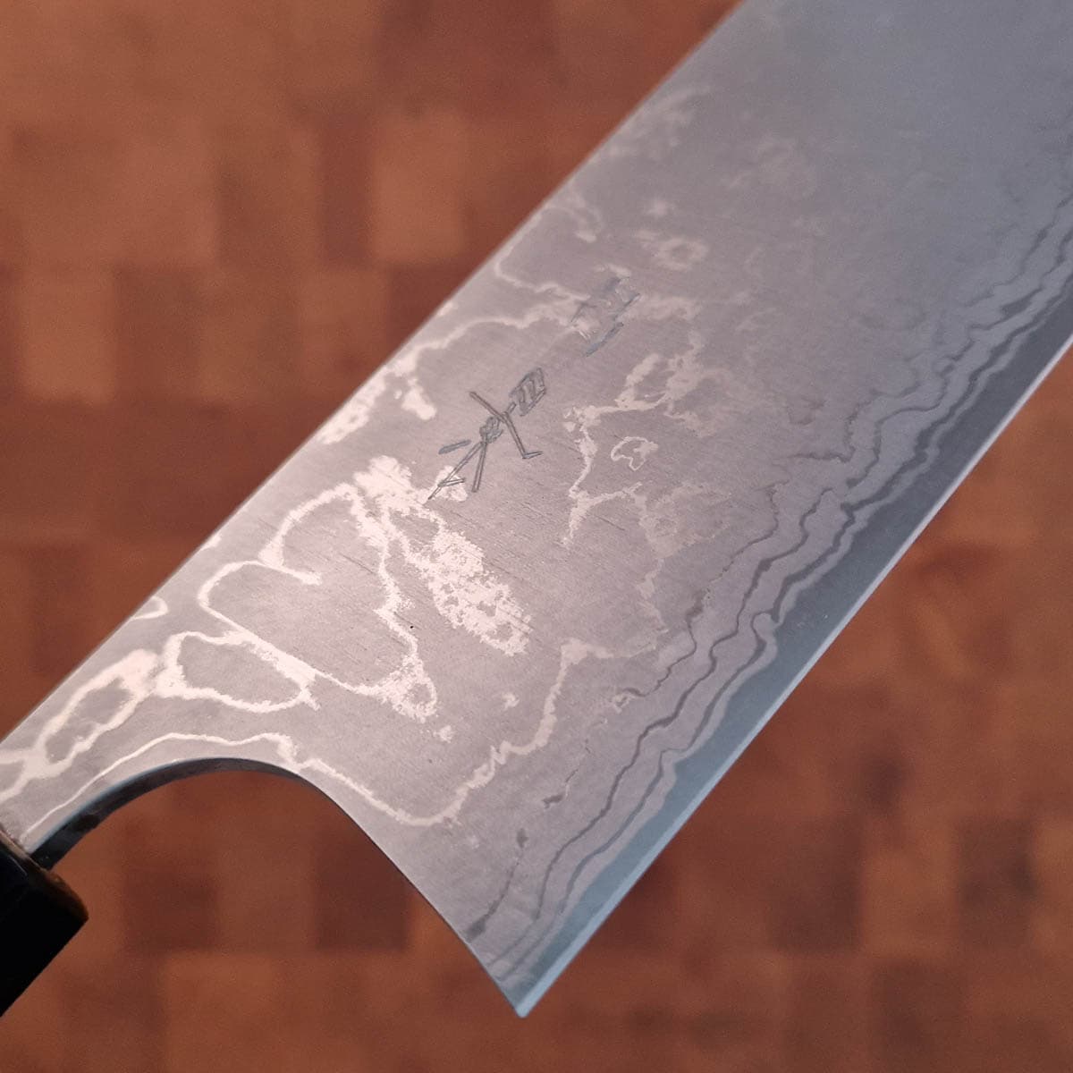 16,5cm Grønsakskniv (Nakiri) Shimo, Shirogami II - YU KUROSAKI (Masakage) bilde 2