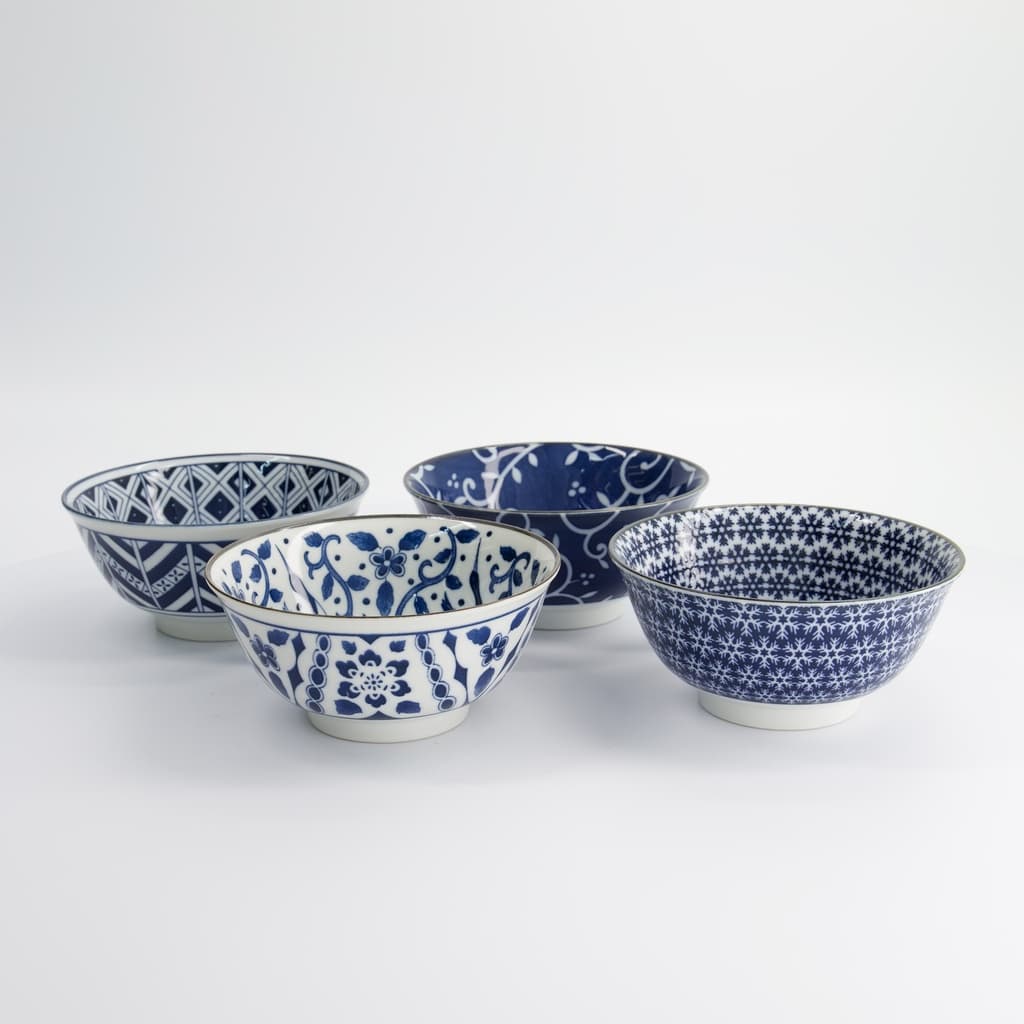 Mønstret Tayo Skåler (4 stk.) i gaveeske - Tokyo design studio bilde 2