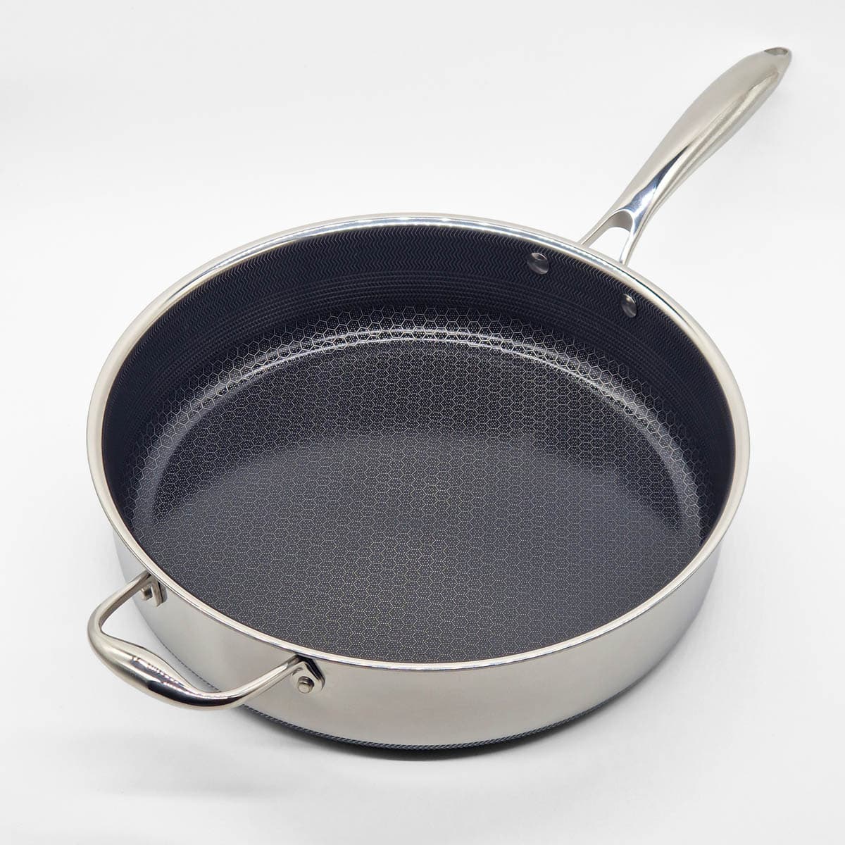 Sautépanne med lokk, 5 ltr ltr, hybrid - HEXCLAD bilde 4