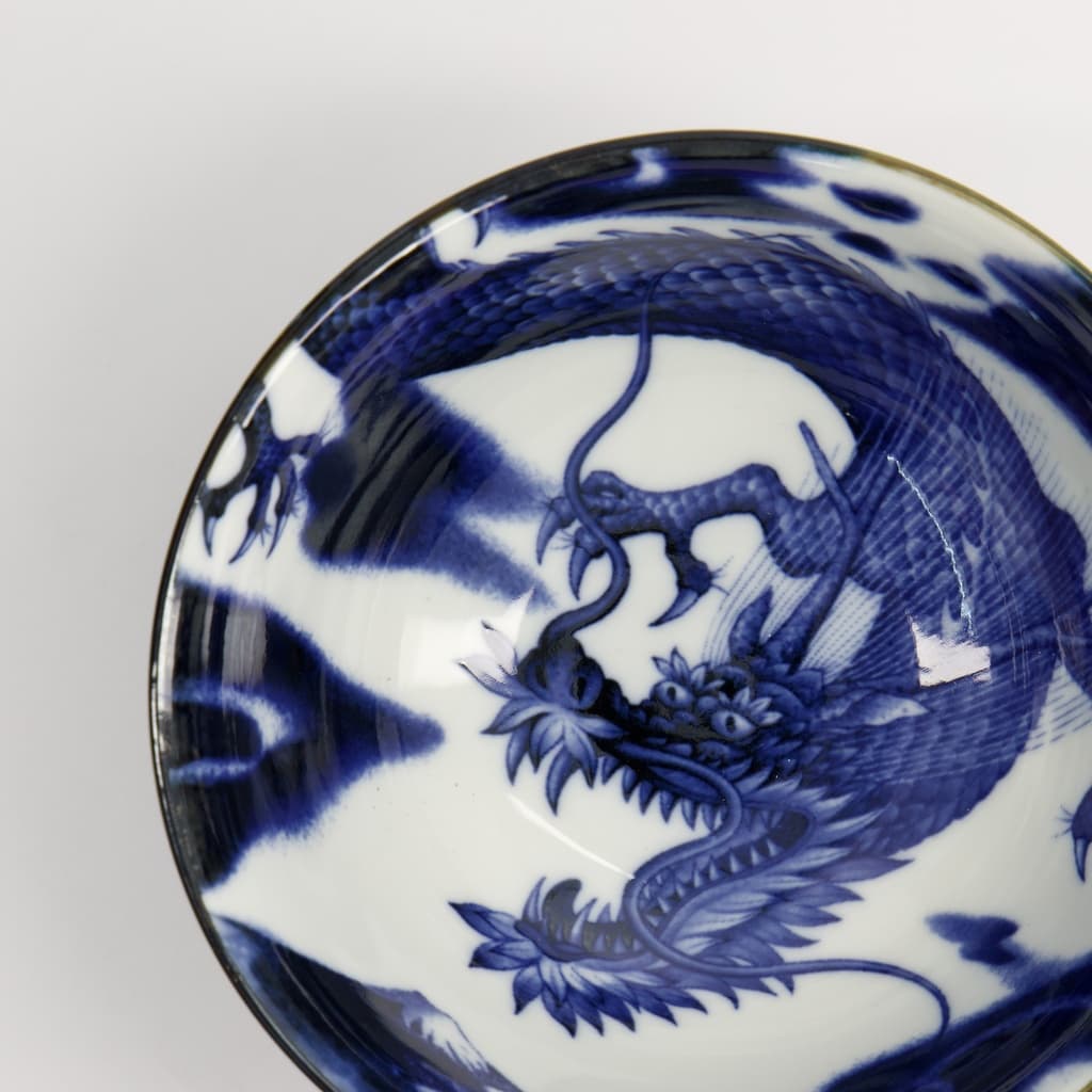 Japonism Dragon Skål "Blue Tayo Bowl" - Tokyo design studio bilde 2