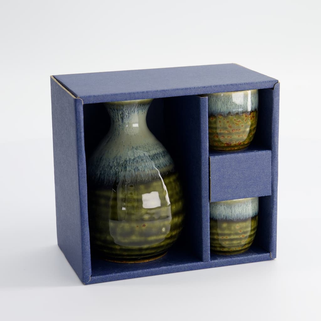 Sake sett, 2 kopper + karaffel - Tokyo design studio bilde 4