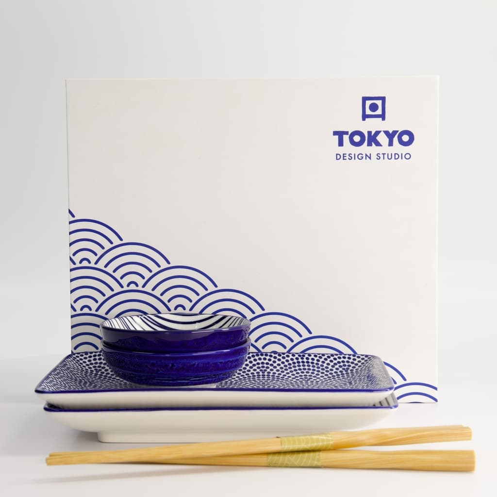 Nippon Blue Sushisett 6 deler i gaveeske - Tokyo design studio bilde 5