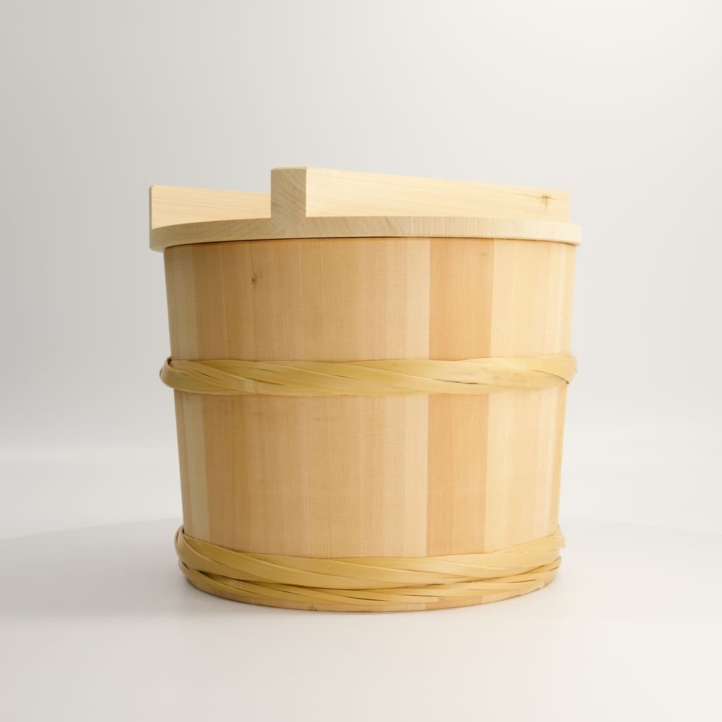 Beholder, Ohitsu i tre - 7liter, 27x21cm bilde 2