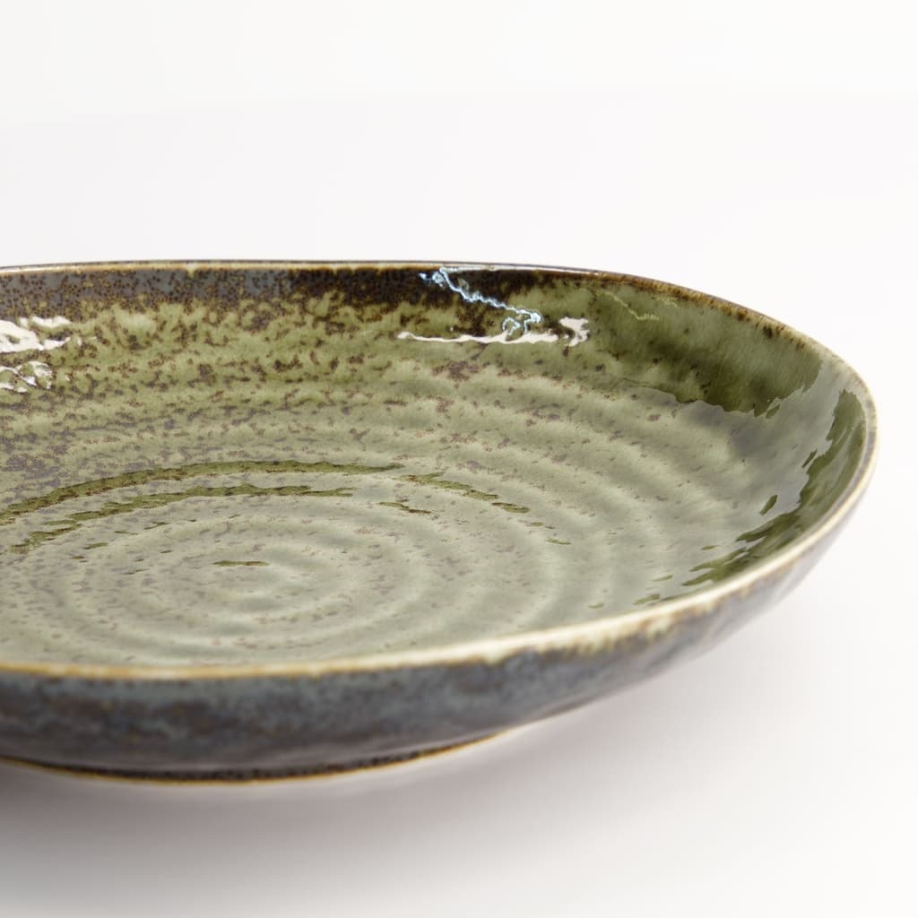 Tallerken "Shinryoku Green" 22.7x4.4cm - Tokyo design studio bilde 3