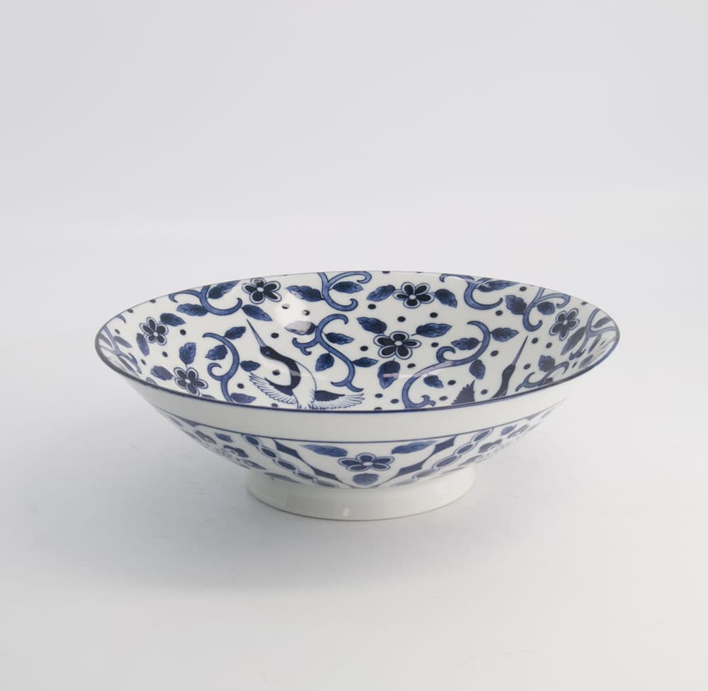 Mønstret Ramen Skål "Maizuru Blue" - Tokyo design studio bilde 4