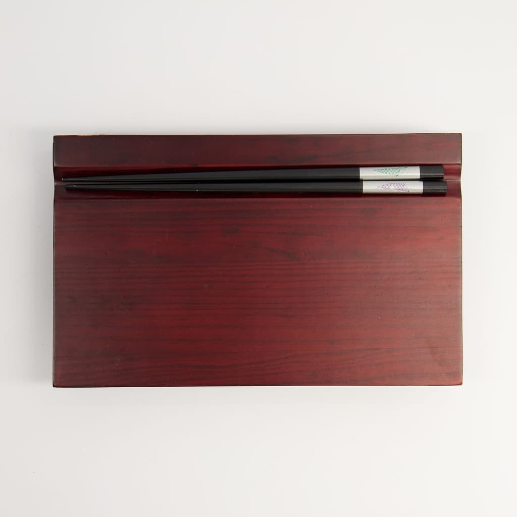 Sushi servingsfat med 1. sett spisepinne 24x18x3cm - Tokyo design studio bilde 4