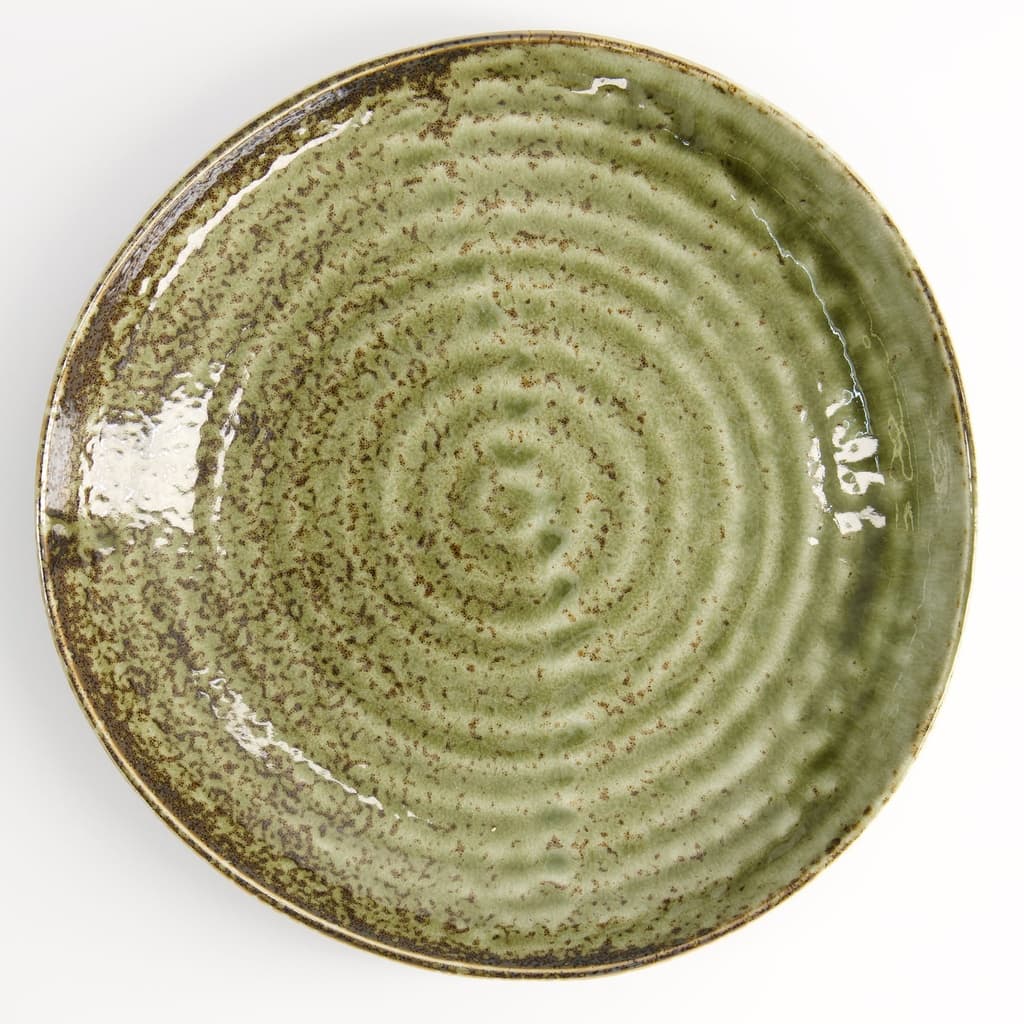 Tallerken "Shinryoku Green" 22.7x4.4cm - Tokyo design studio bilde 4