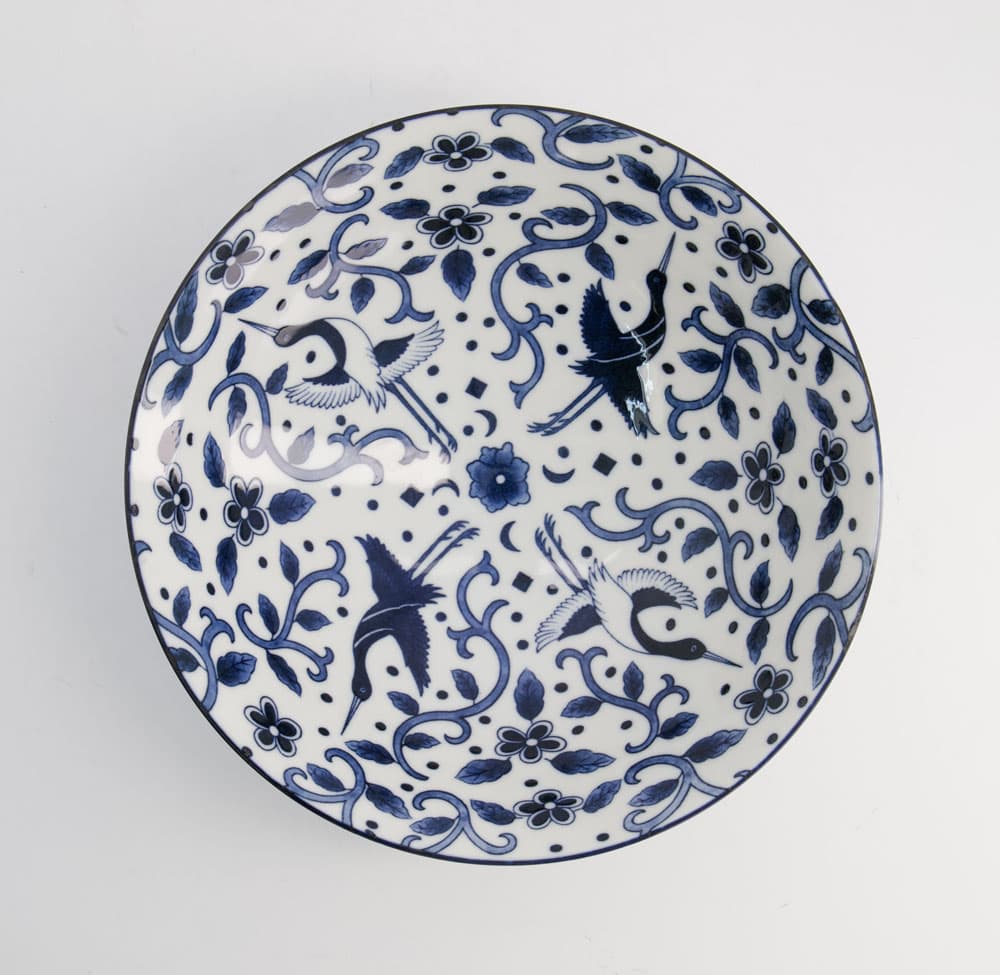 Mønstret Ramen Skål "Maizuru Blue" - Tokyo design studio bilde 3