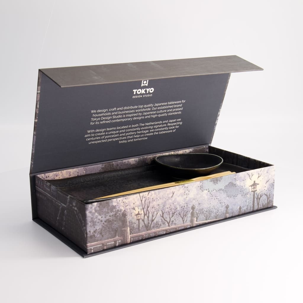 Sushisett 2 deler i gaveeske "Onyx Noir" - Tokyo design studio bilde 4