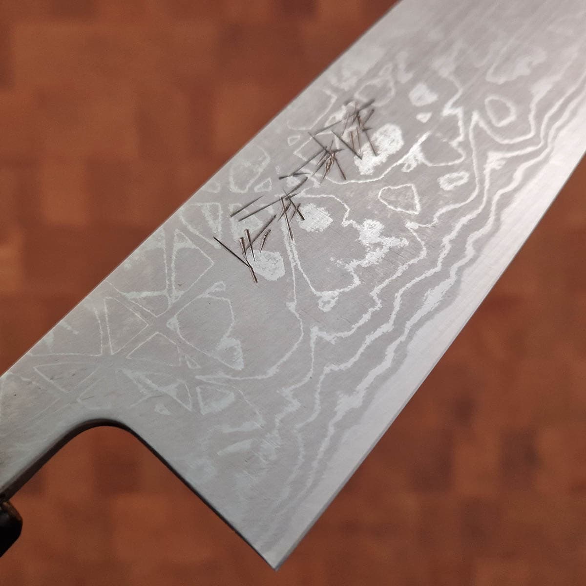 16.5cm Grønnsakskniv (Santoku), Aogami II - SHIRO KAMO bilde 2