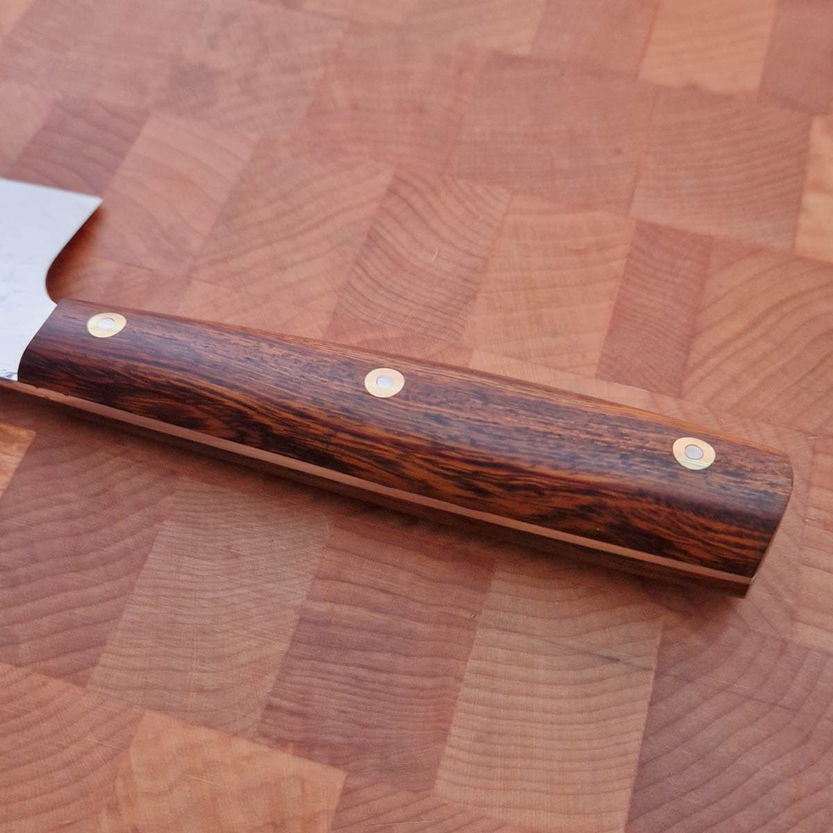 18cm Grønnsakskniv (Bunka) X-damask ZDP189, Ironwood - MATSUBARA TANAKA bilde 3