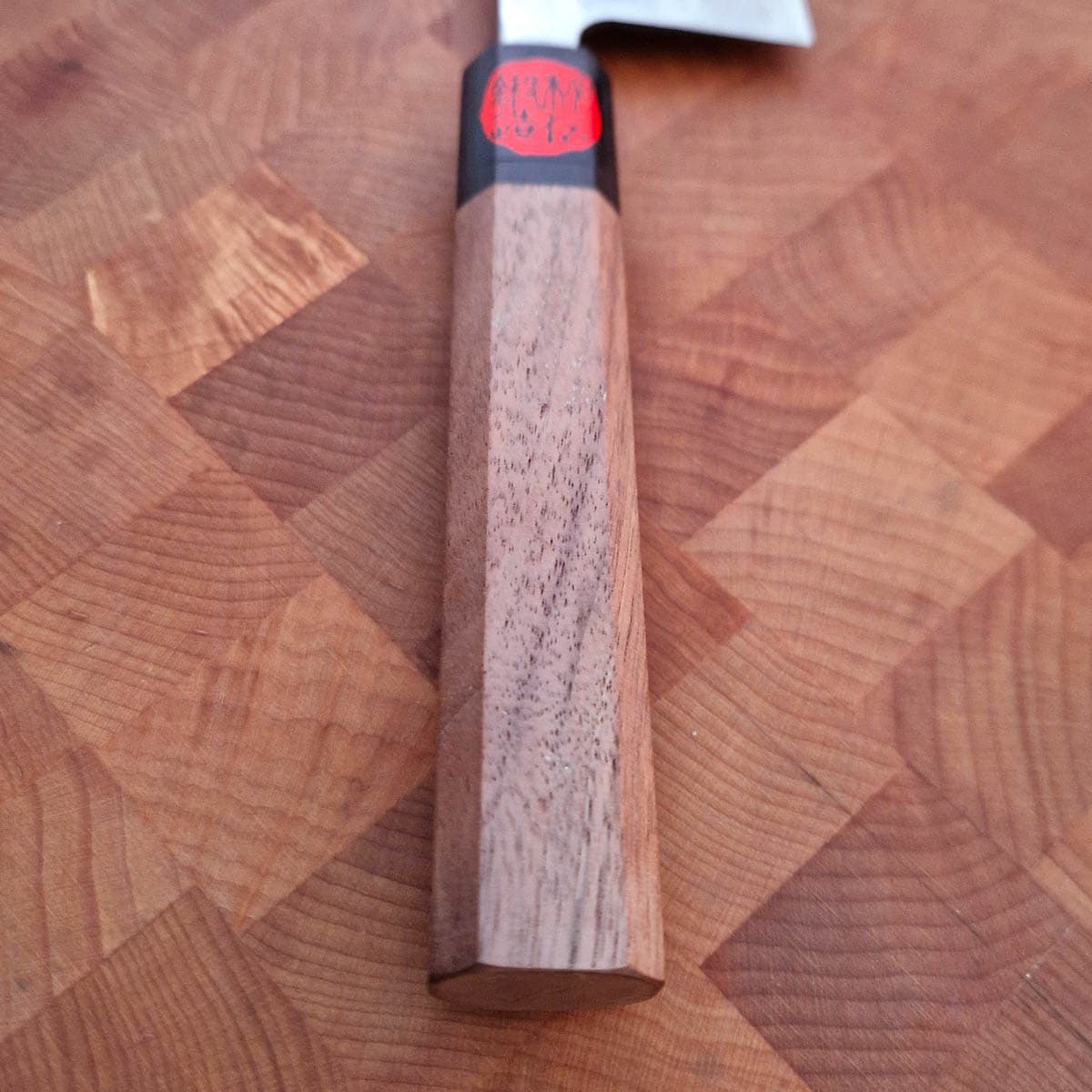 24cm Kokkekniv Nashiji VG10, valnøtt - TANAKA bilde 3