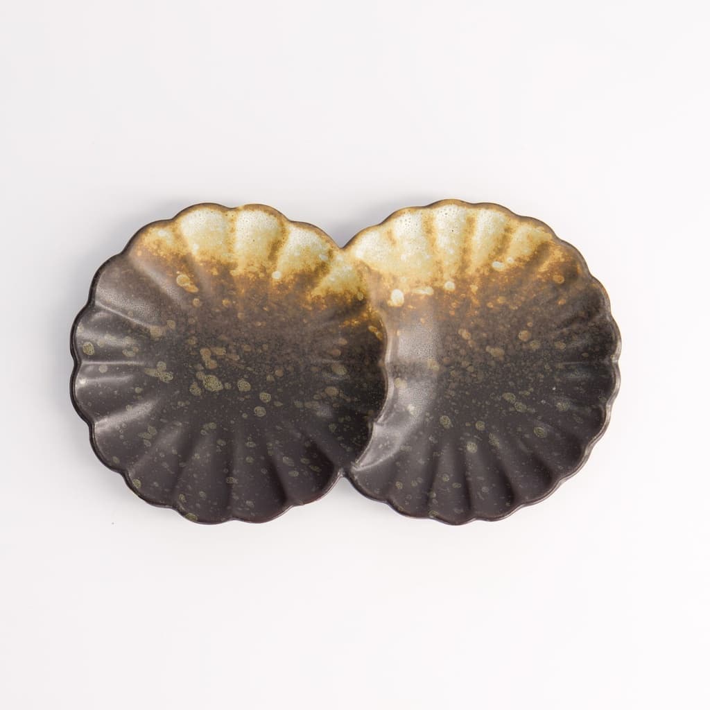 Soyasuas skål, "Edo Flower", brun - Tokyo design studio bilde 2
