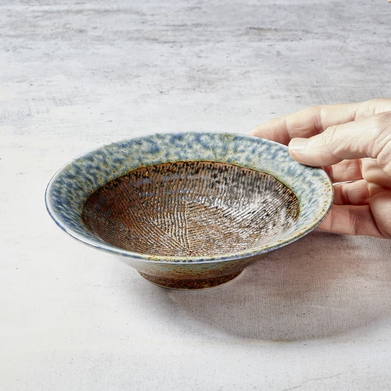 Sashimi skål, "river", lys blå bilde 3