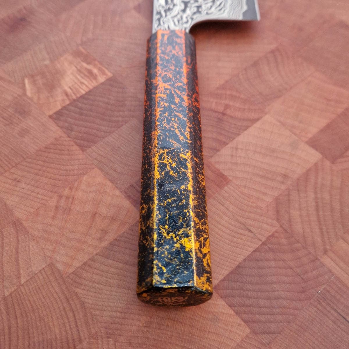 16.5cm Grønnsakskniv (Nakiri) SG2, Ironwood - SAJI bilde 3